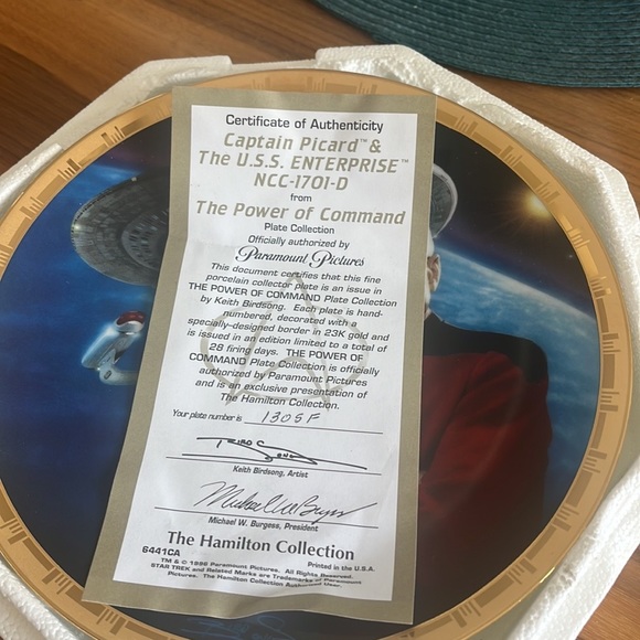 Star Trek Next Generation Captain Picard and the USS Enterprise POC - Picture 2 of 6